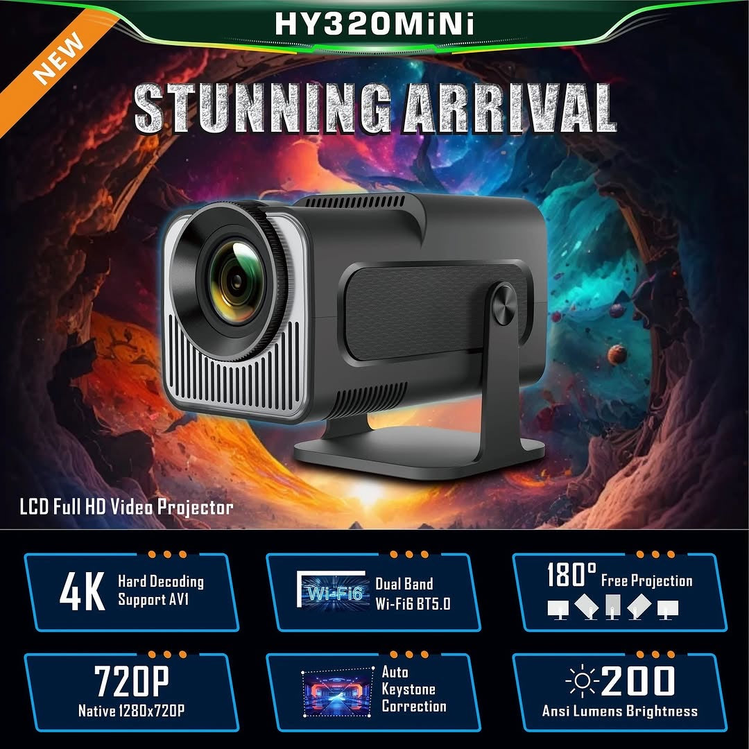 HY-320 4K PORTABLE PROJECTOR